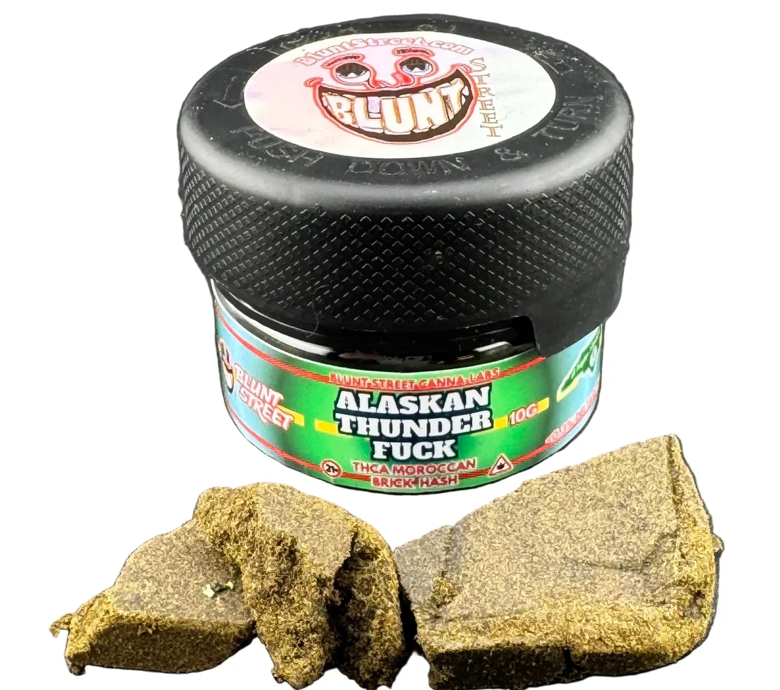 Alaskan Thunder Fuck THCA Moroccan Hash