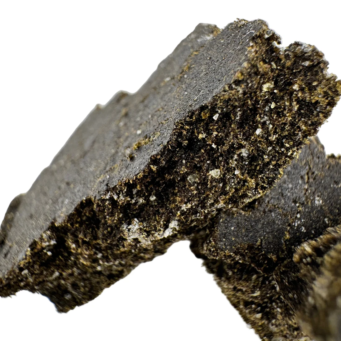 Diamond-Infused 87% THCA Moroccan Brick Hash | 99.4% THCA Diamond Infused