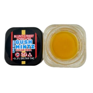 Gush Mintz THCA Sugar Wax | 88.49% THCA | Live Resin Badder